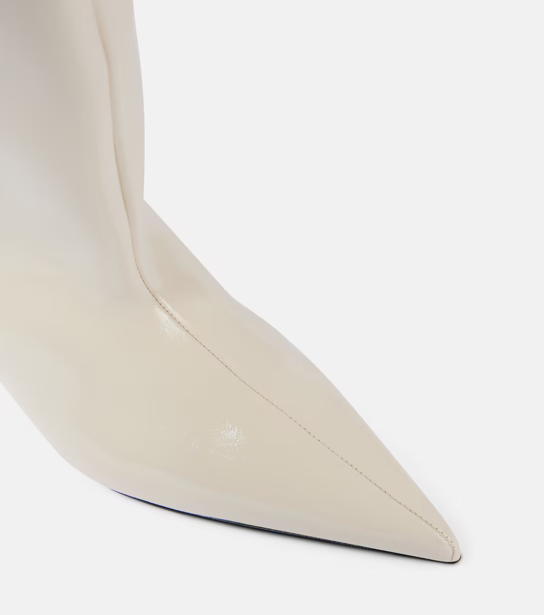 Patent leather knee-high boots | Mytheresa (UK)