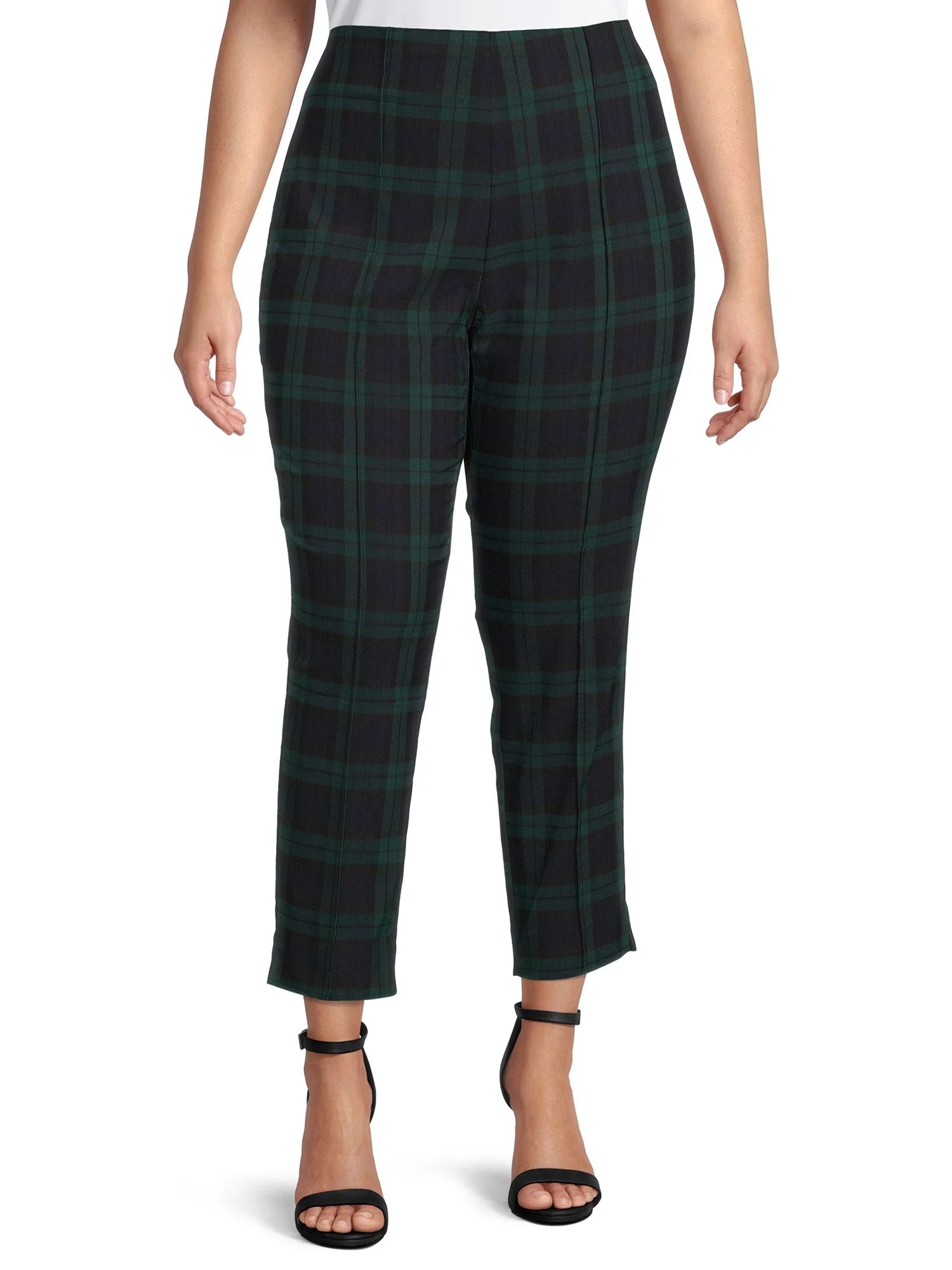 Terra & Sky Women's Plus Size Millennium Slim Pants - Walmart.com | Walmart (US)
