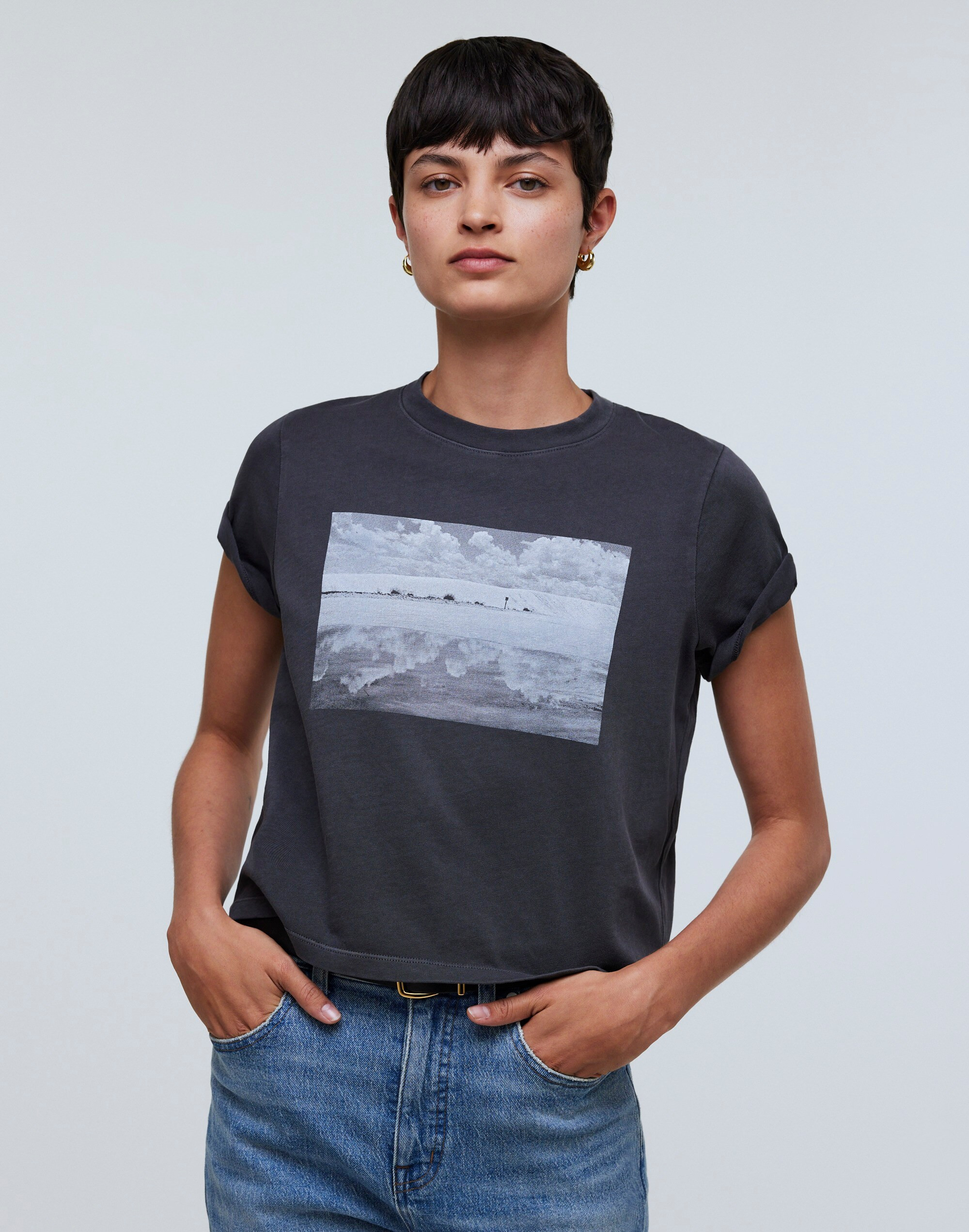 Boxy-Crop Graphic Tee | Madewell