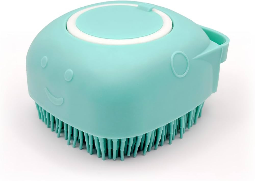 HamInWay Dog Bath Brush, 2-in-1 Dog Grooming Brush with Built-in Shampoo Dispenser, Gentle Silico... | Amazon (US)