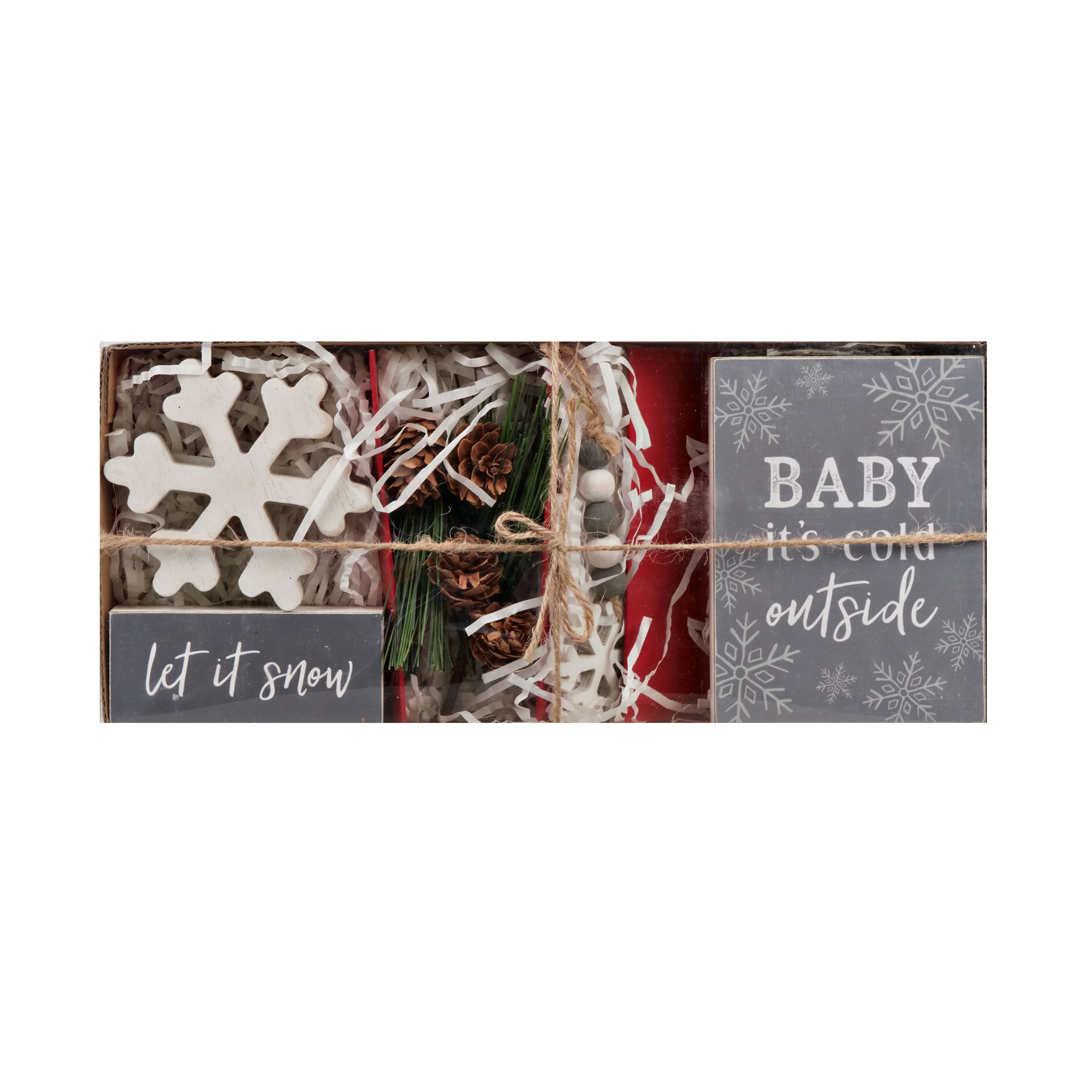 Holiday Time Tiered Tray Christmas Decoration Bundle, 11.5" | Walmart (US)