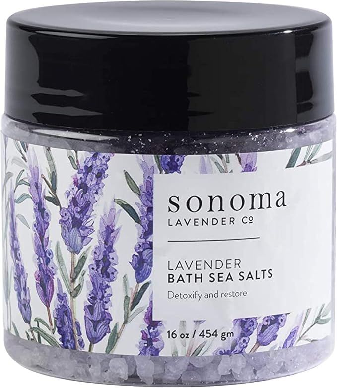 Sonoma Lavender Bath Salt in Lavender Scent, Epsom Salt and Essential Oil for Stress Relief, Self... | Amazon (US)
