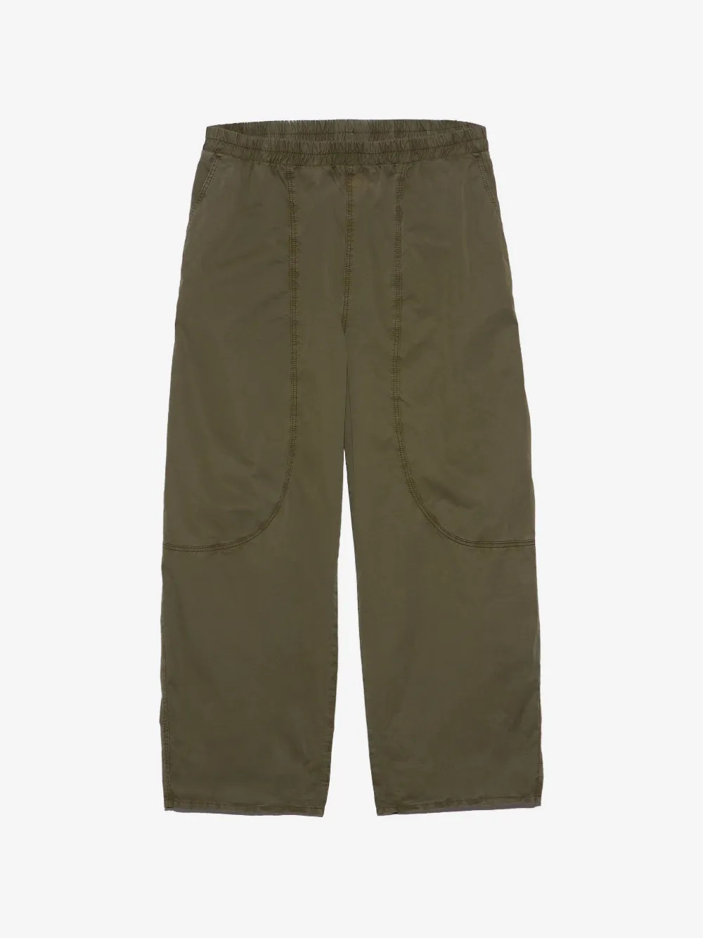 pantalon de jogging vert kaki à coutures décoratives | Farfetch Global