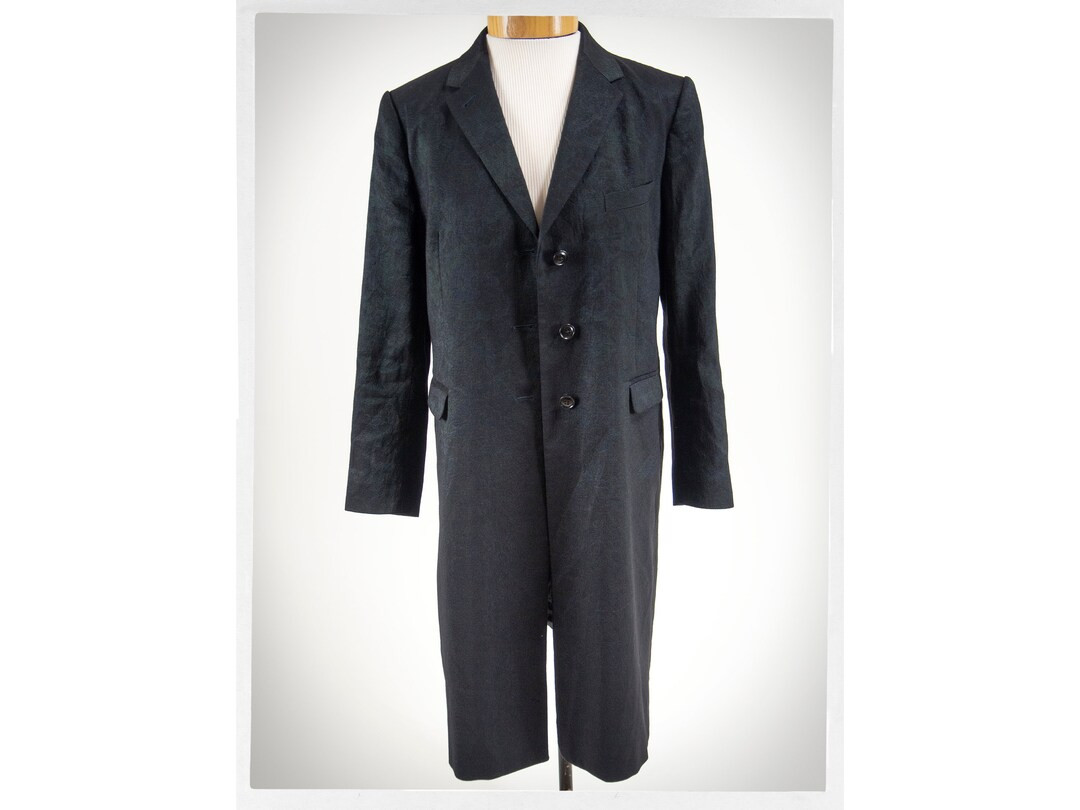 40s Style Coat, DRIES VAN NOTEN Coat, Gentlemen Style Coat, Minimalist Fashion, Luxury Fashion, T... | Etsy (US)