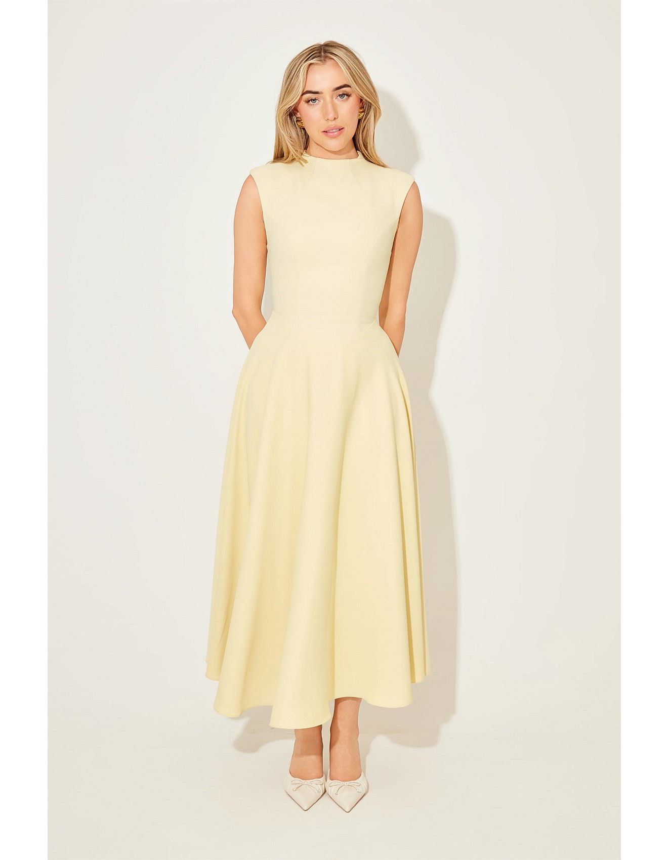 The Ultimate Muse Sleeveless High Waist Midi Dress | David Jones (Australia & New Zealand)