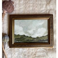 Framed Oil Landscape Painting Signed Original Artwork | 4 1/2 X 6 | Etsy (US)