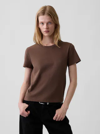 100% Cotton Authentic Shrunken T-Shirt | Gap (CA)