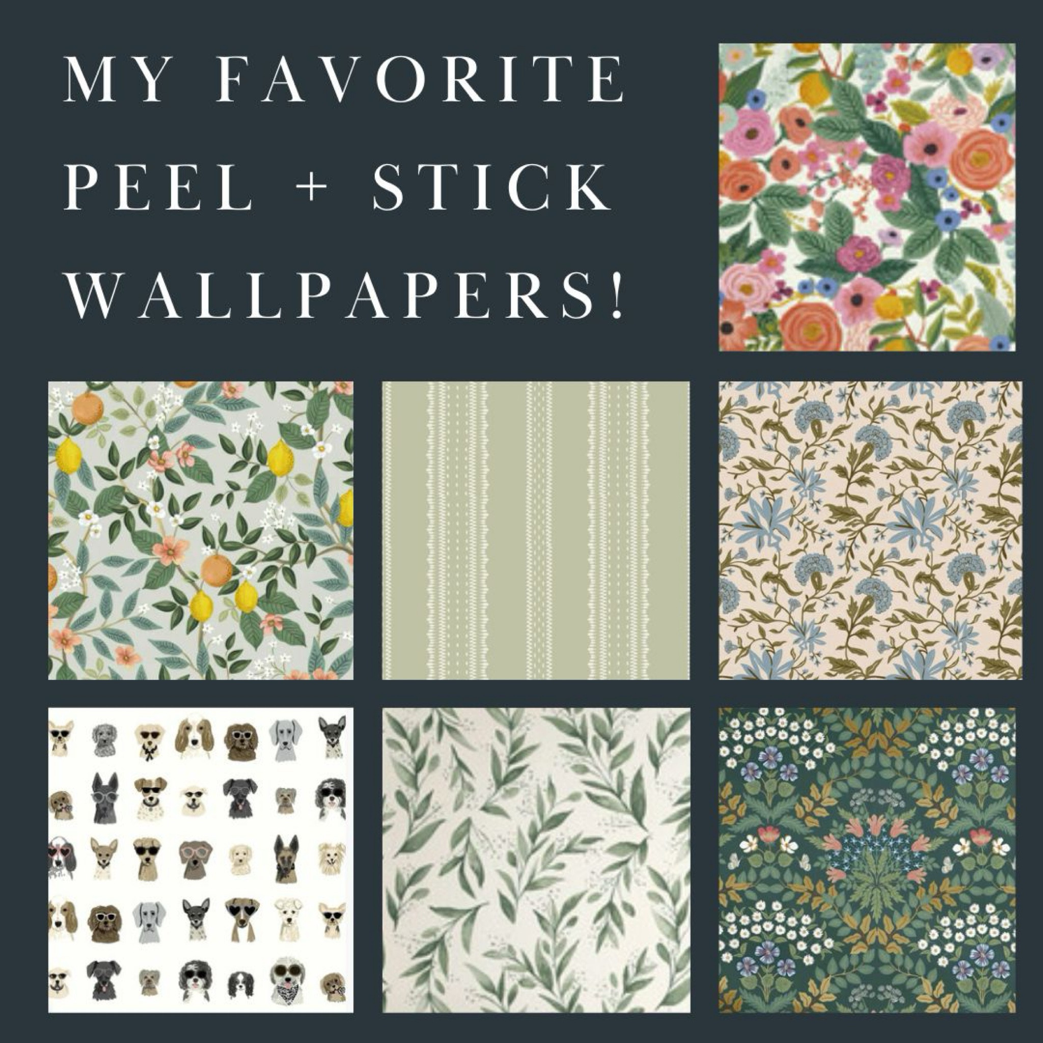 Some of our favorite peel and stick wallpapers revealed! We’ve used over half of these in clients homes and LOVE the way they turned out! 

#LTKFindsUnder100 #LTKHome #LTKStyleTip