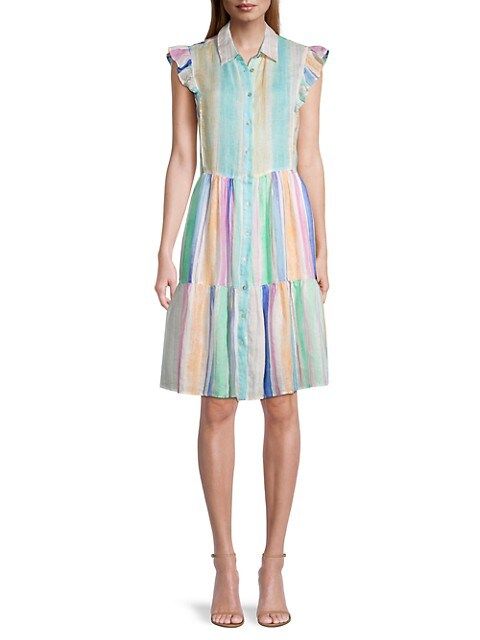 Cotton Striped Shirtdress | Saks Fifth Avenue