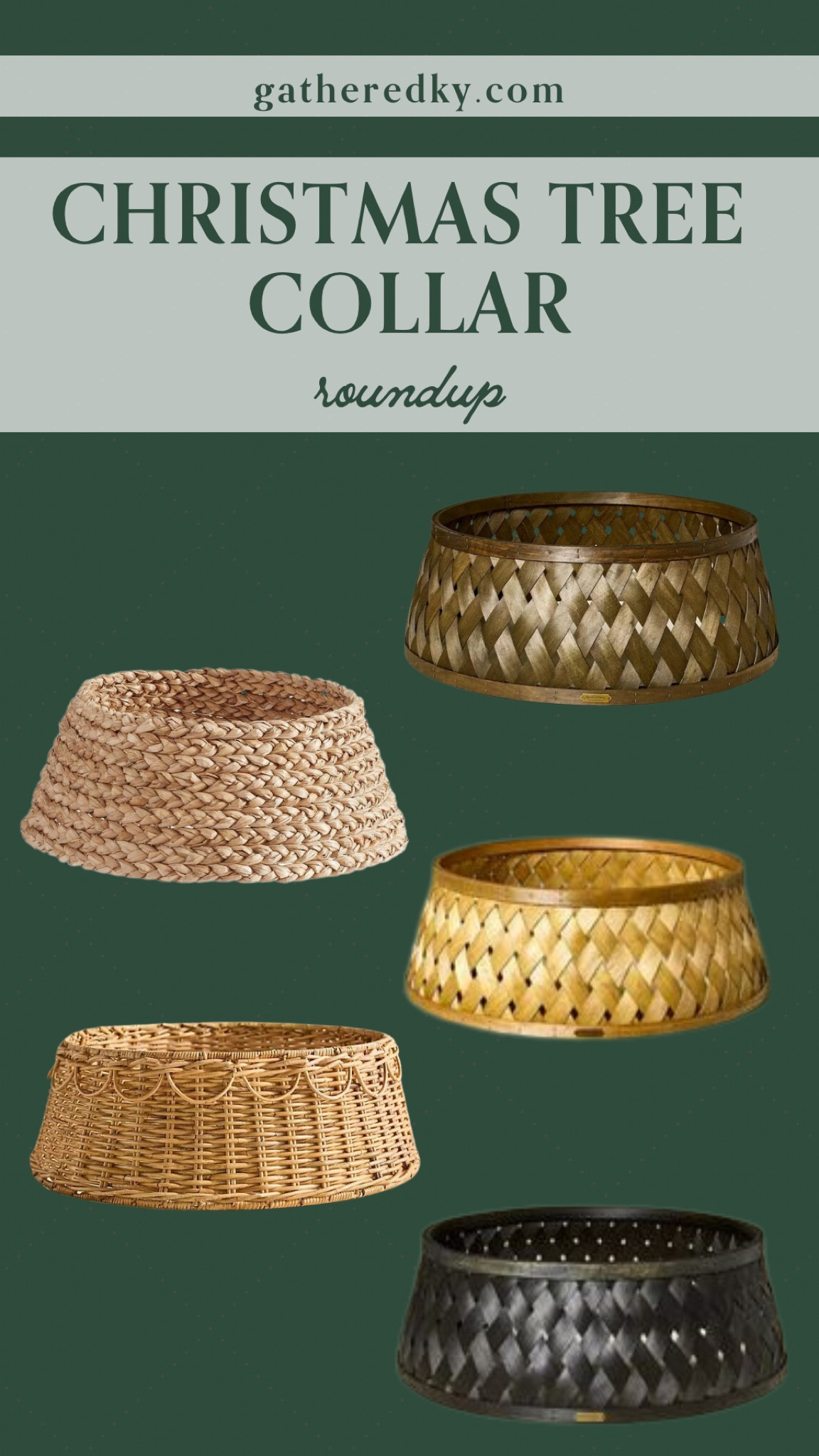 Christmas Tree Collar Roundup 

#targetfinds #anthro #potterybarn 

#LTKHoliday #LTKHome #LTKSeasonal