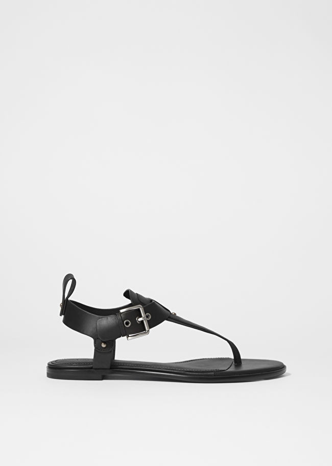 Ankle-Strap Leather Sandals | & Other Stories UK