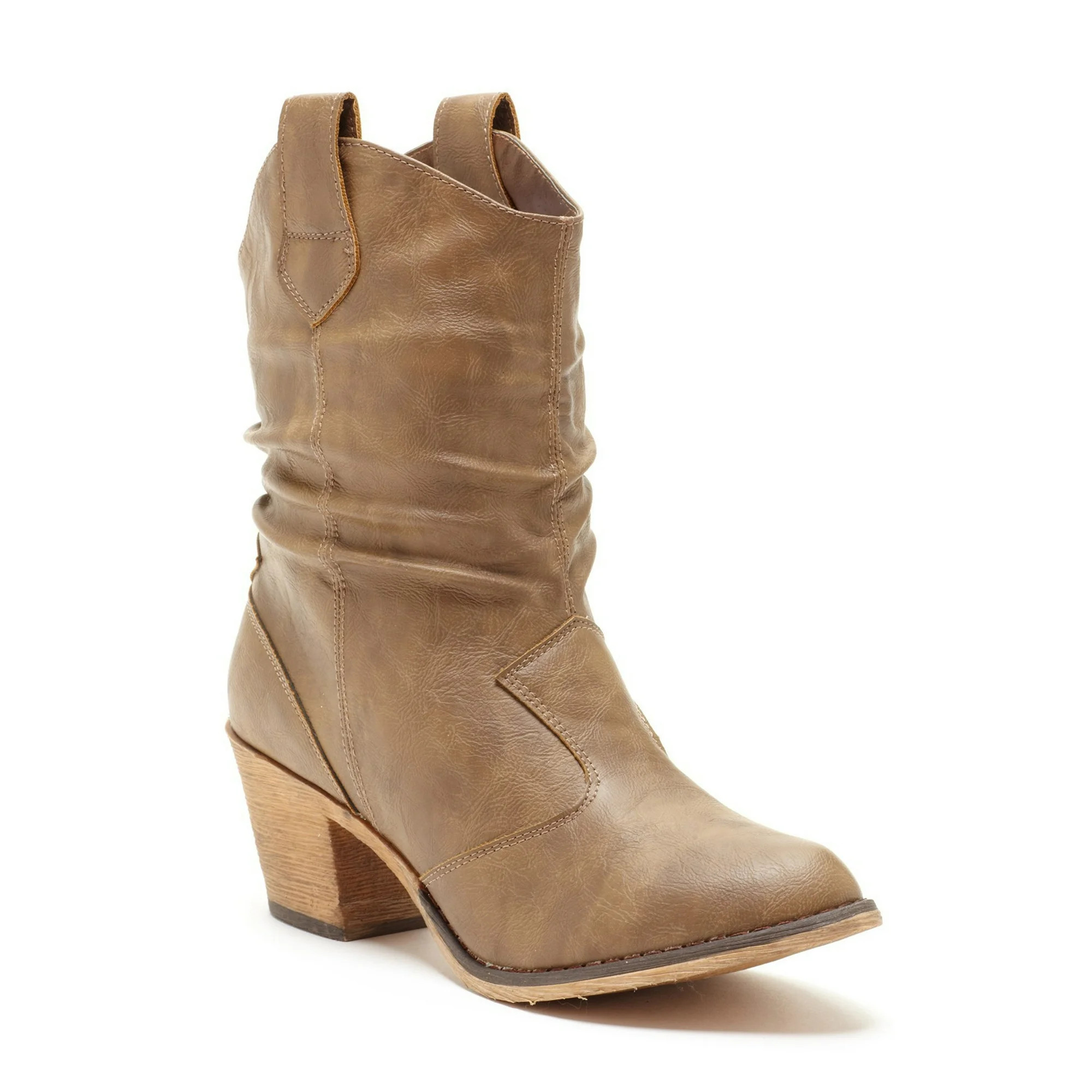 Charles Albert Women's Modern Western Cowboy Distressed Boot - Walmart.com | Walmart (US)