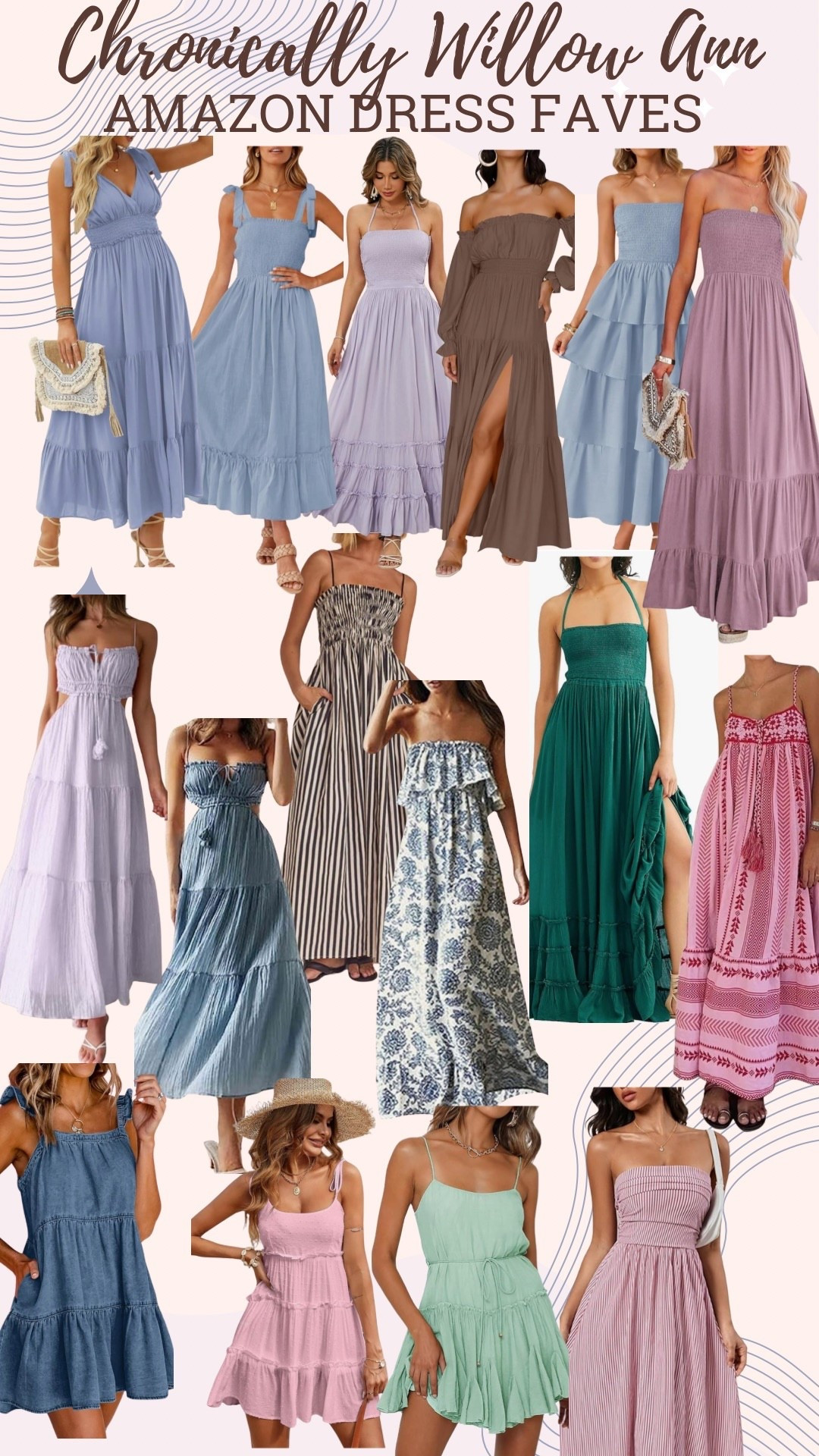 Amazon sundresses that are great for around the home, great to wear for meetings, errands, and play, creative imagination approved, date night looks, all affordable, perfect for churchh

#LTKSeasonal #LTKSaleAlert #LTKStyleTip