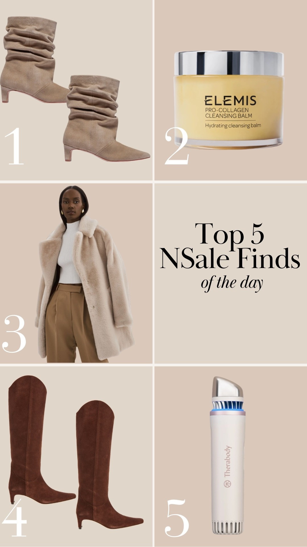 Top 5 make finds of the day! Beauty, boots and the prettiest faux fur coat

#LTKSaleAlert #LTKSeasonal #LTKBeauty