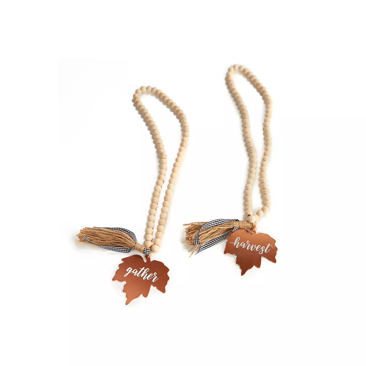 The Lakeside Collection Autumn Season Beads for Hanging - Harvest and Gather - Set of 2 2 Pieces | Target