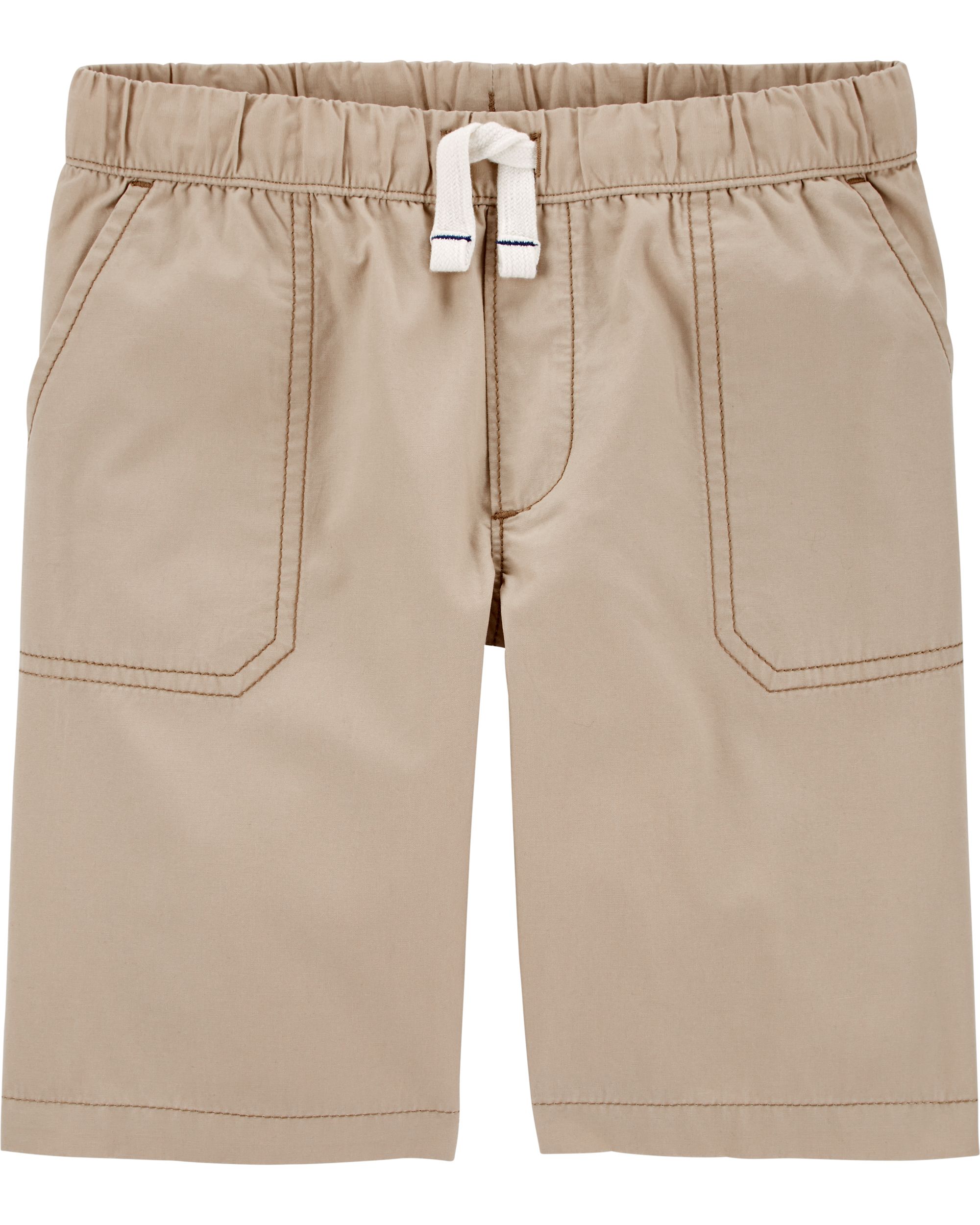 Pull-On Poplin Shorts | Carter's