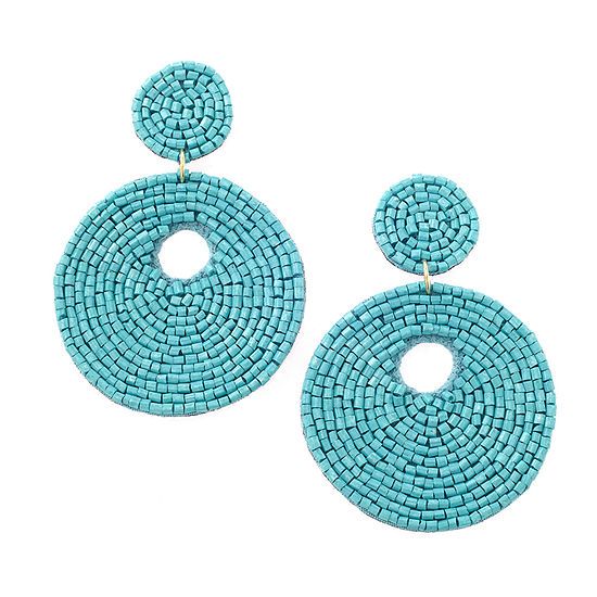 Bijoux Bar Blue Drop Earrings | JCPenney