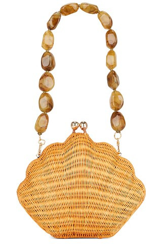Serpui Bela Shell Bag in Light Honey from Revolve.com | Revolve Clothing (Global)