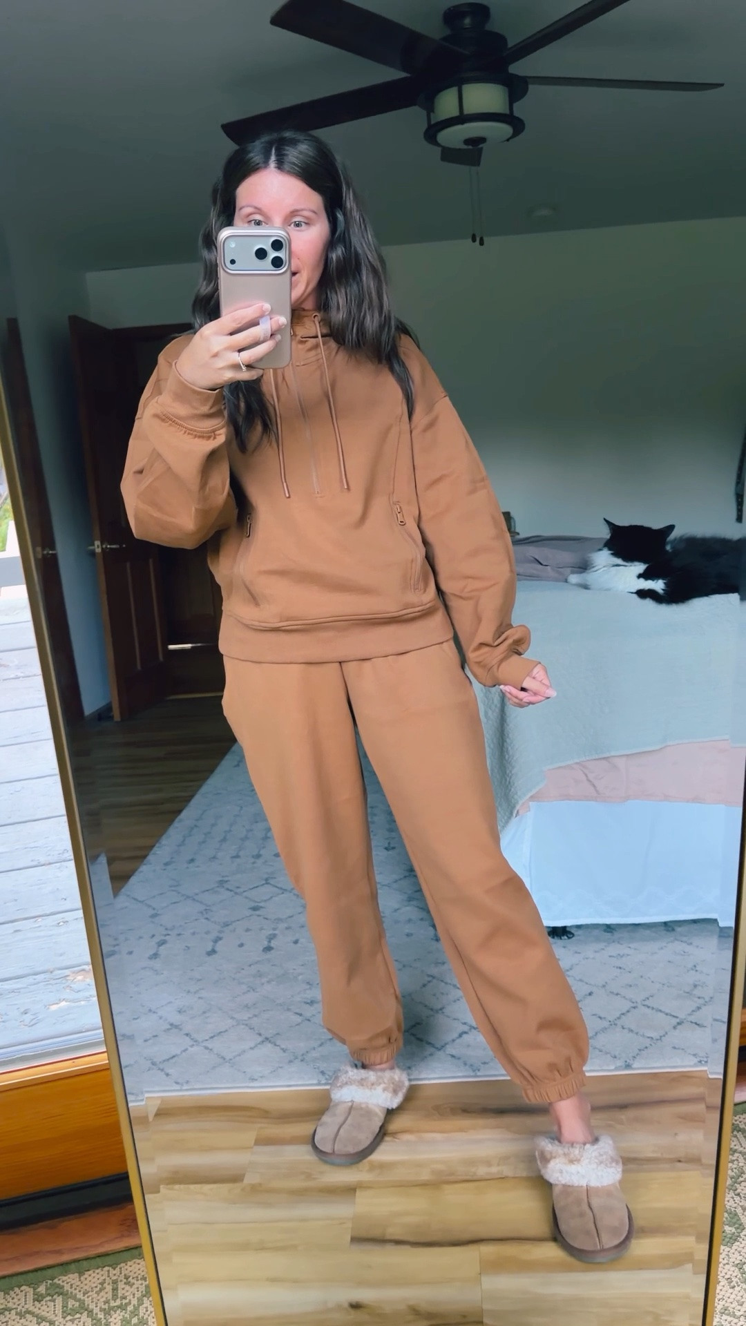 The comfiest set! Love this color for flal🙌🏽🫶🏽

small in the hoodie and xs petite in the joggers. My slippers are sooo old, but they bring them back every year. I linked this year’s version and some similar ones. I wear size 6.

#LTKSeasonal #LTKPetite #LTKootd