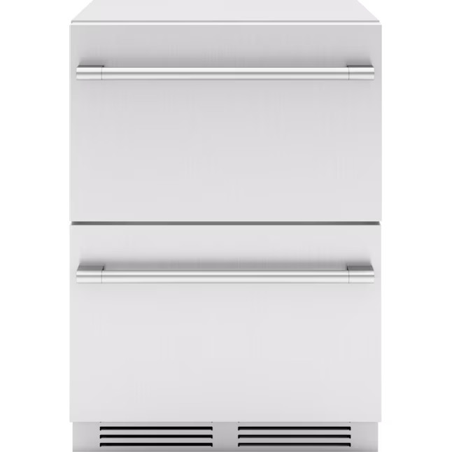 Zephyr Presrv Dual Zone Outdoor 24-in 2 -Drawer Built-in Drawer refrigerator ( Stainless Steel ) ... | Lowe's