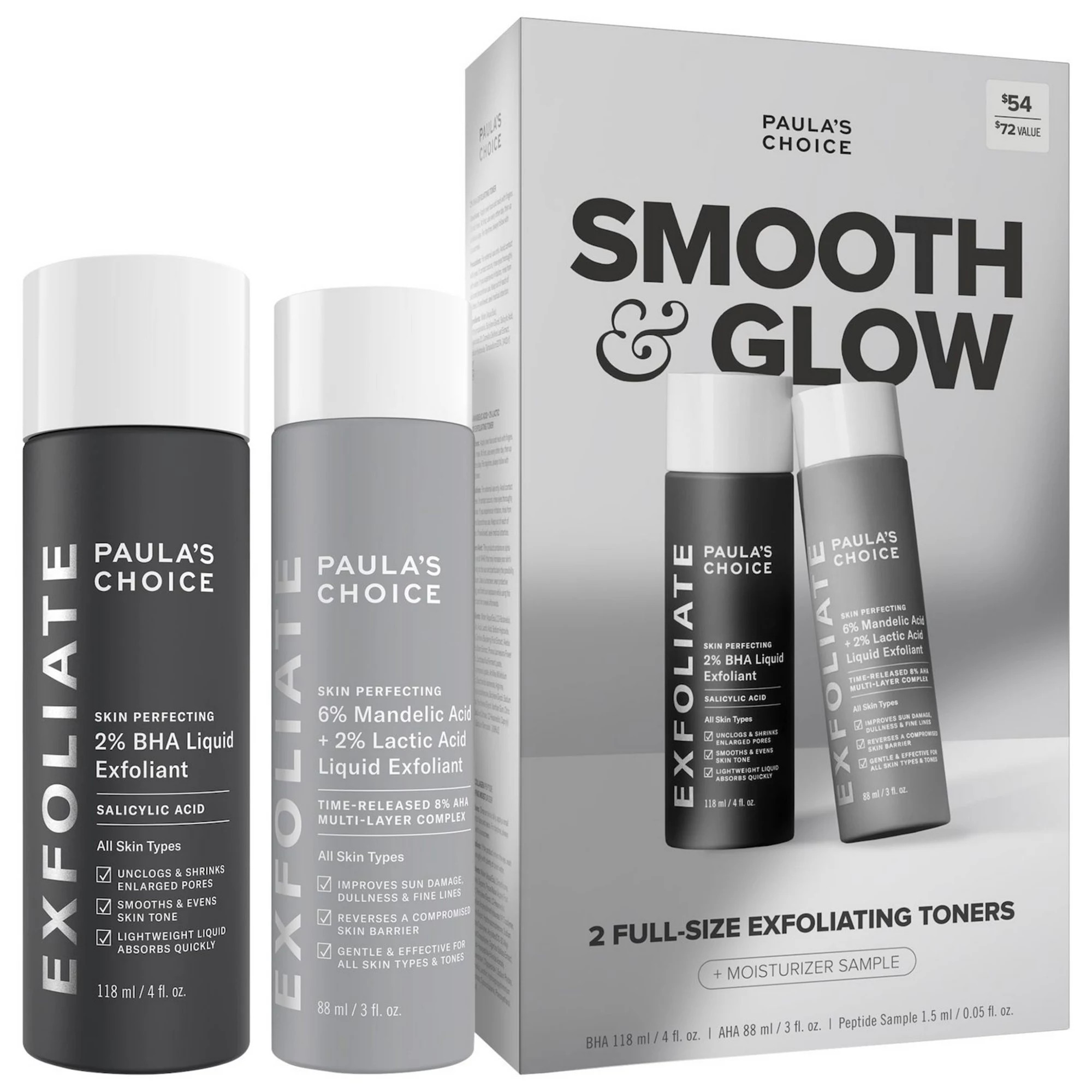 Paula's Choice Smooth & Glow Gift Set for clearer, brighter skin | Kohl's