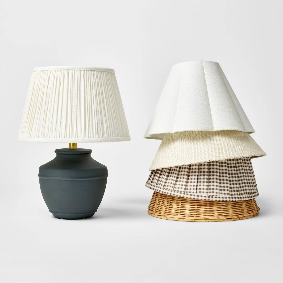 Ceramic Lamp Base Black - Threshold™ designed with Studio McGee | Target