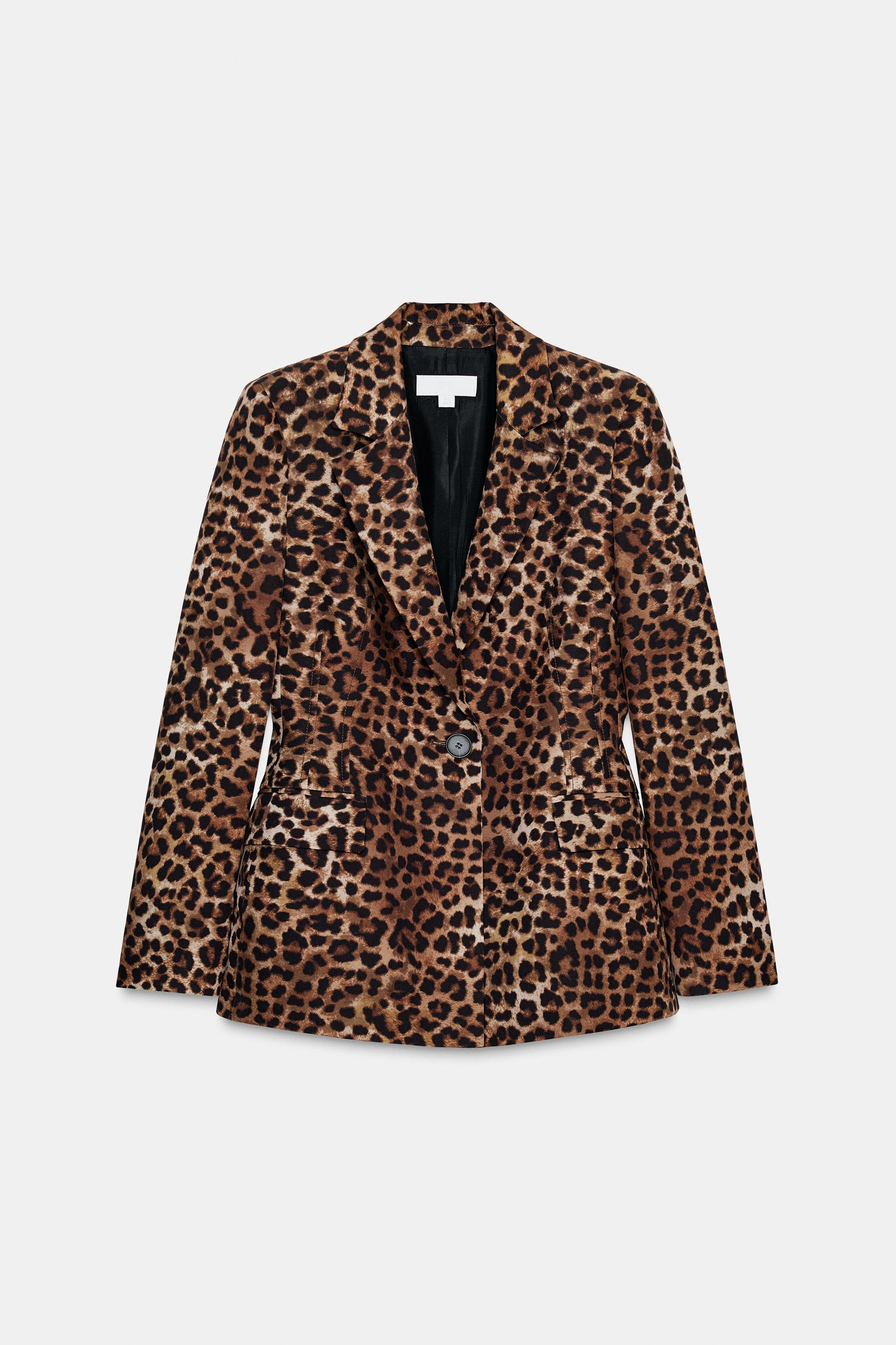 TAILORED ANIMAL PRINT BLAZER | Zara US
