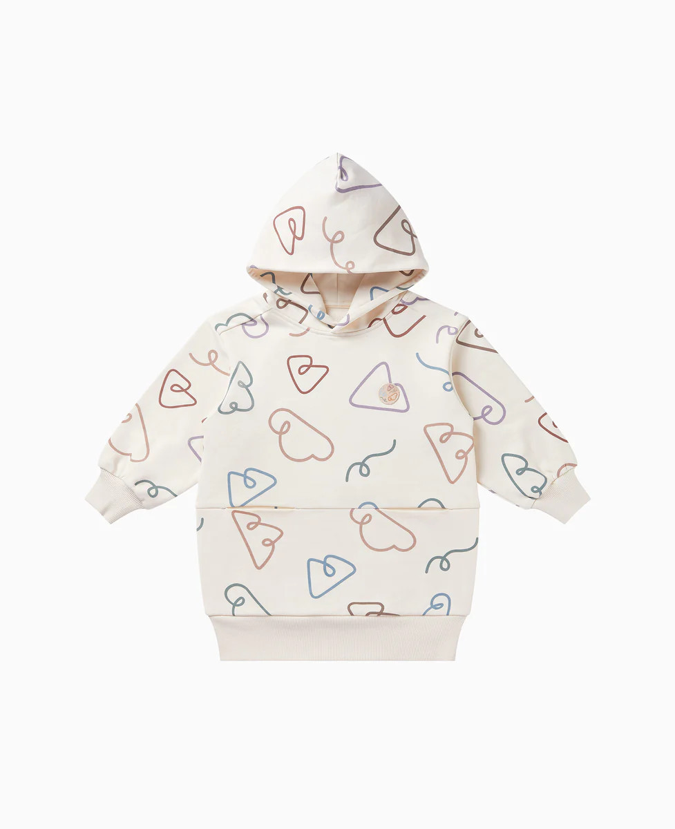 French Terry Dress - Winter Confetti | Petite Revery