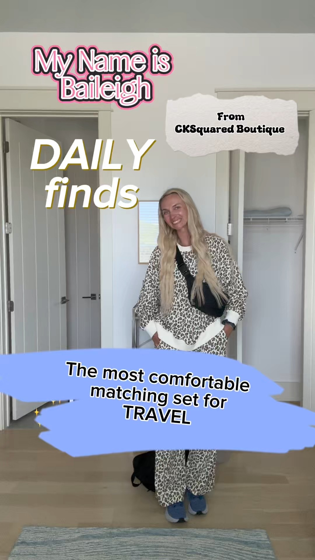 Running from the beach house back to reality 😭 but at least I’m doing it in style 💁‍♀️ This leopard print matching set from CK Squared Boutique is everything — perfect for lounging, errands, or travel days like today. Cute, comfy, and effortlessly fierce 🐆✨
#matchingset #airportoutfit #sweatsuit #loungewear #carrideoutfit #schoolootd #leopardstyle #cksquaredboutique #travelootd #traveloutfit #vacationoutfit
#CKSquaredStyle #LeopardPrintVibes #TravelInStyle #MatchingSetMagic #ComfyAndCute #ErrandChic #LoungeLook #BeachToStreet #BoutiqueStyle #FierceFit

#LTKStyleTip #LTKTravel #LTKFindsUnder100
