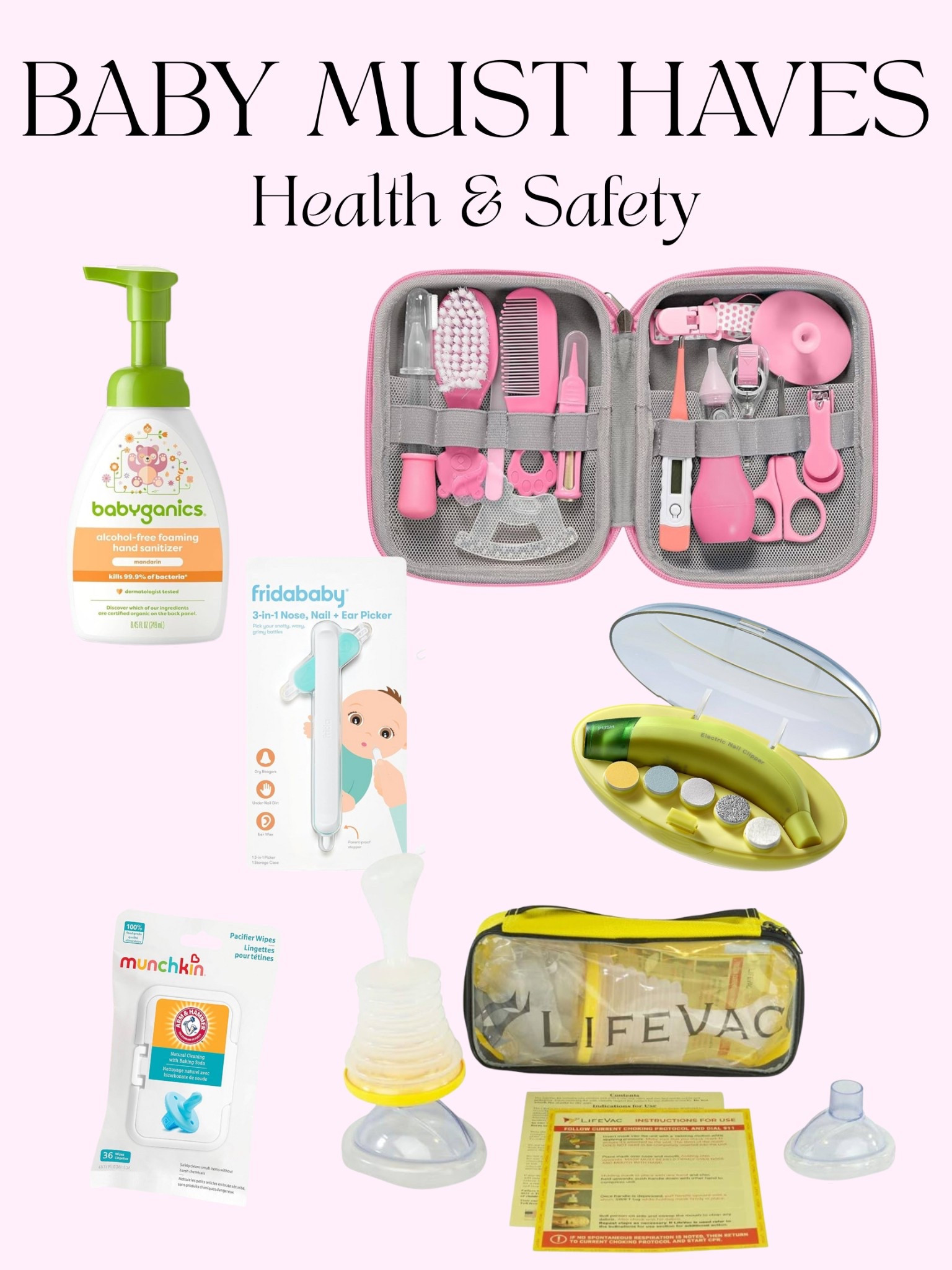 New moms—save this post!
These health & safety baby must-haves have saved me more times than I can count. From nail clippers to nasal picks, emergency tools to paci wipes… this list is the real MVP.

Everything is linked on my LTK for quick grabs—because when baby’s crying, there’s no time to scroll Amazon for hours.

#BabyEssentials #NewMomMustHaves #LTKbaby #MomHacks #BabyHealth #PinterestMom #HealthAndSafety #AmazonFinds #LTKFinds #MomLifeSimplified

#LTKHome #LTKFamily #LTKBaby