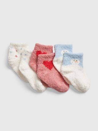 Baby Cozy Holiday Socks (3-Pack) | Gap (US)