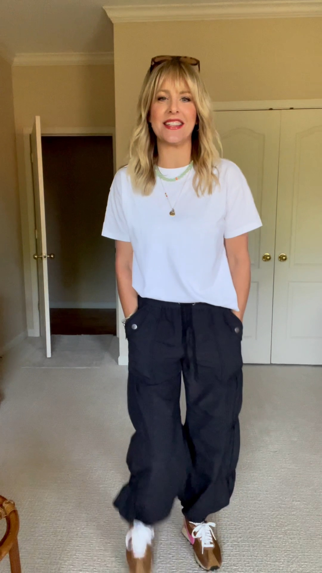 Comfortable basic every day look
I sized down one in the pants and true to size in the T-shirt 

#LTKootd #LTKOver40