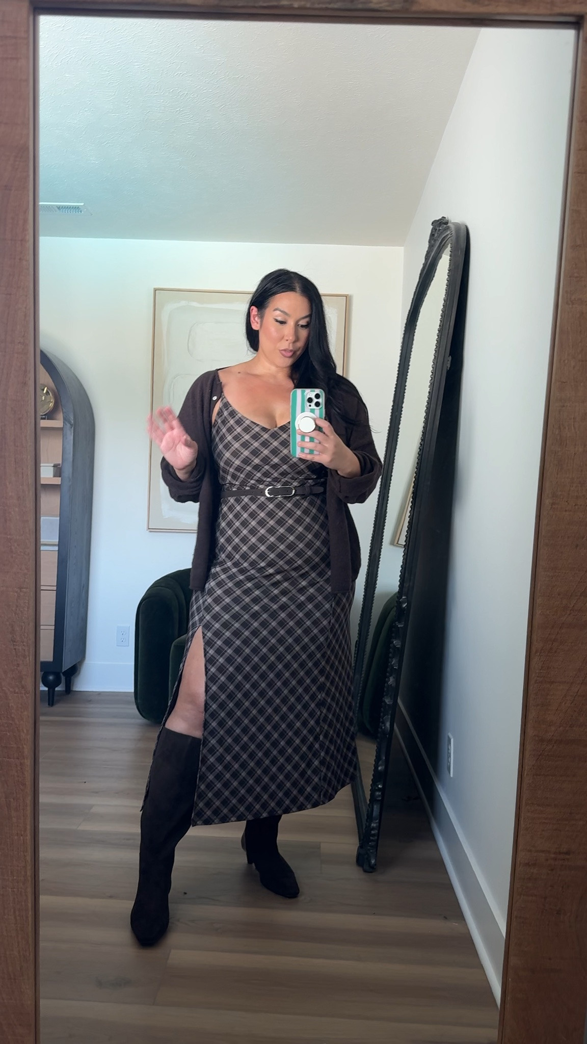 Love this plaid dress for fall family photos or any event! Tops: XL & 14 Bottoms: XL

aritzia, aritzia lodge pants, aritzia workwear, aritzia favorites, artizia off the shoulder top

#LTKSeasonal #LTKMidsize