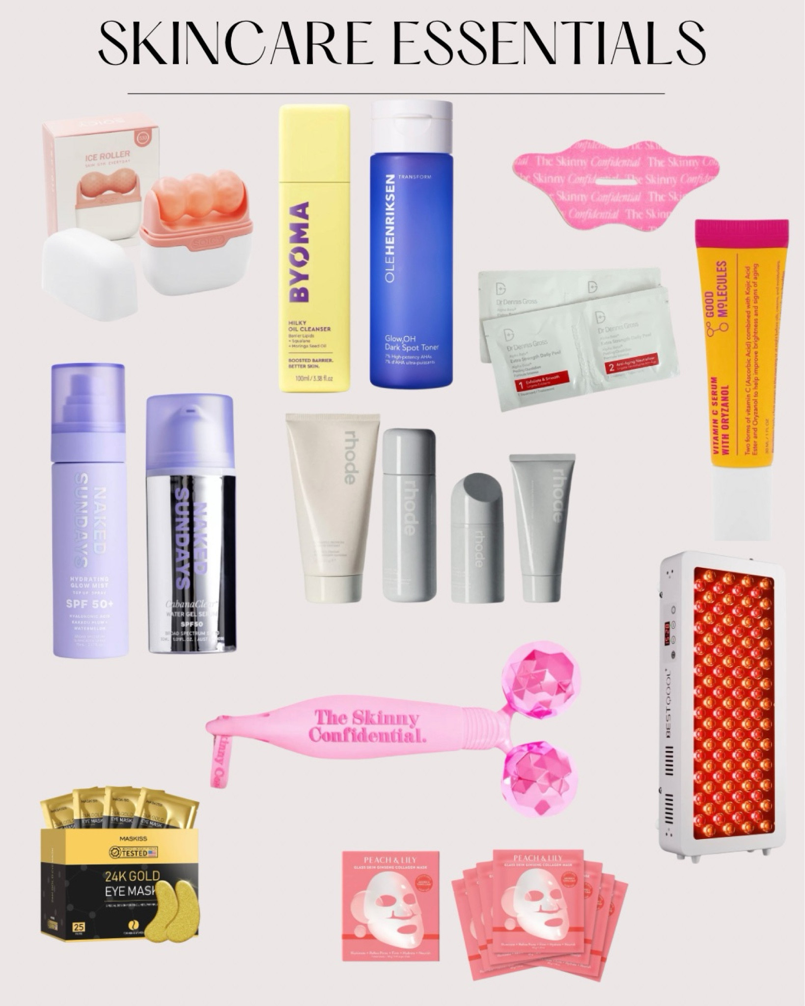Skincare essentials 

#LTKFindsUnder50 #LTKBeauty #LTKOver40