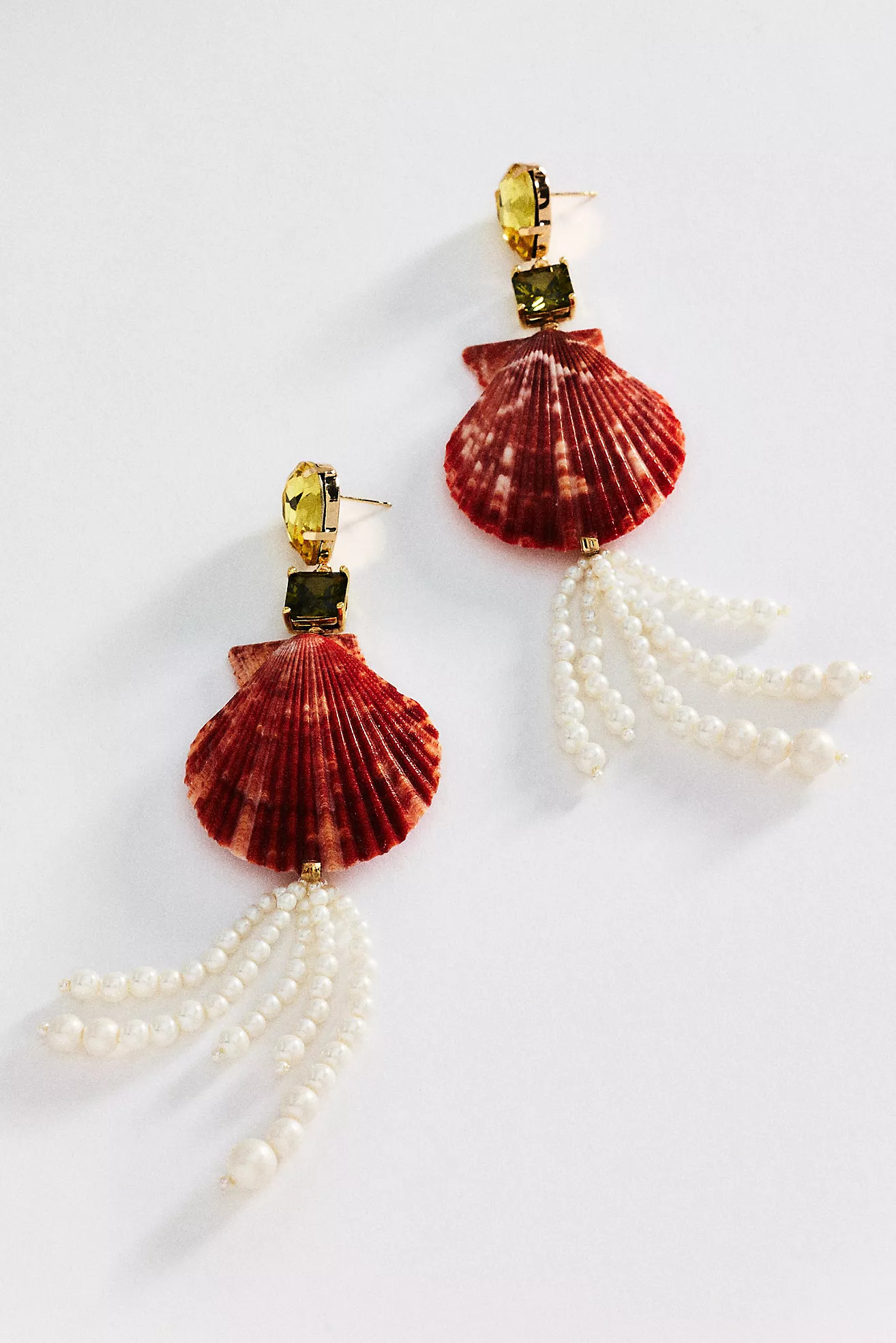 Pearl Shell Drop Earrings | Anthropologie (US)