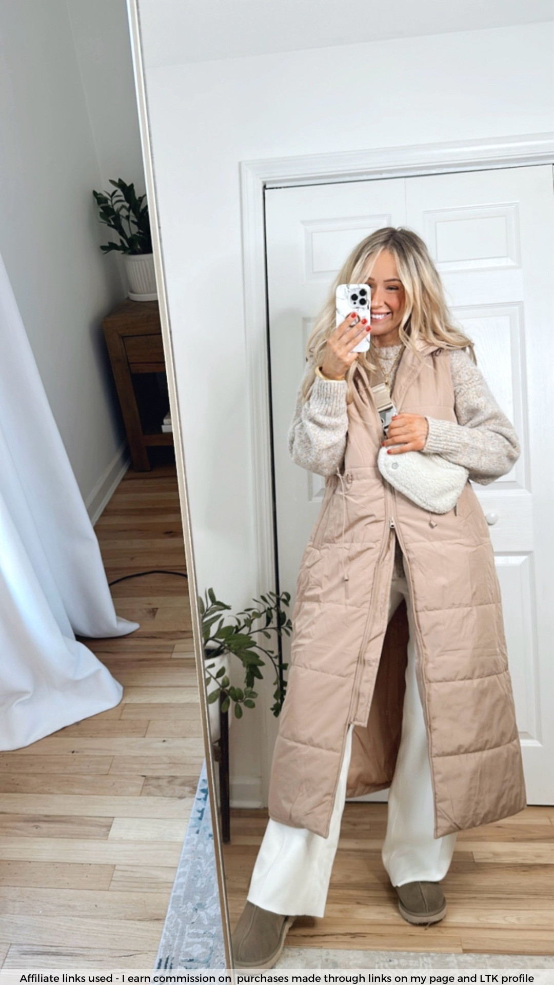 Amazon puffer vest maxi length

Casual errands outfit with Uggs
