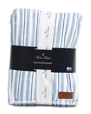 Stripe Fleece Blanket | TJ Maxx