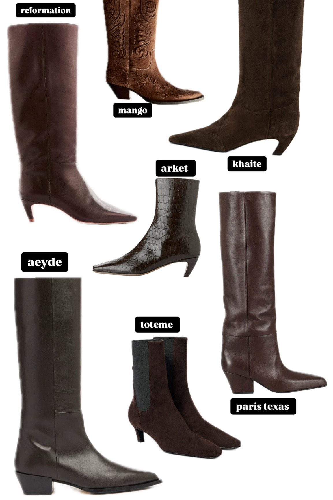 The brown boots edit

#FashionMonth #LTKeurope #LTKuk