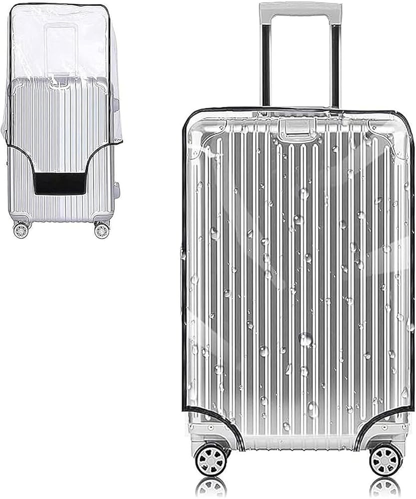 Yotako Clear PVC Suitcase Cover Protectors 28 Inch Luggage Cover for Wheeled Suitcase 28'' | Amazon (US)