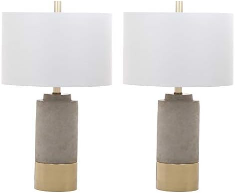 Safavieh LIT4451A-SET2 Lighting Collection Brown Grey Table Lamp | Amazon (US)