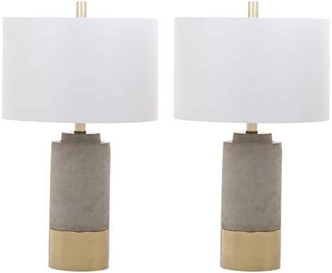 Safavieh LIT4451A-SET2 Lighting Collection Brown Grey Table Lamp | Amazon (US)