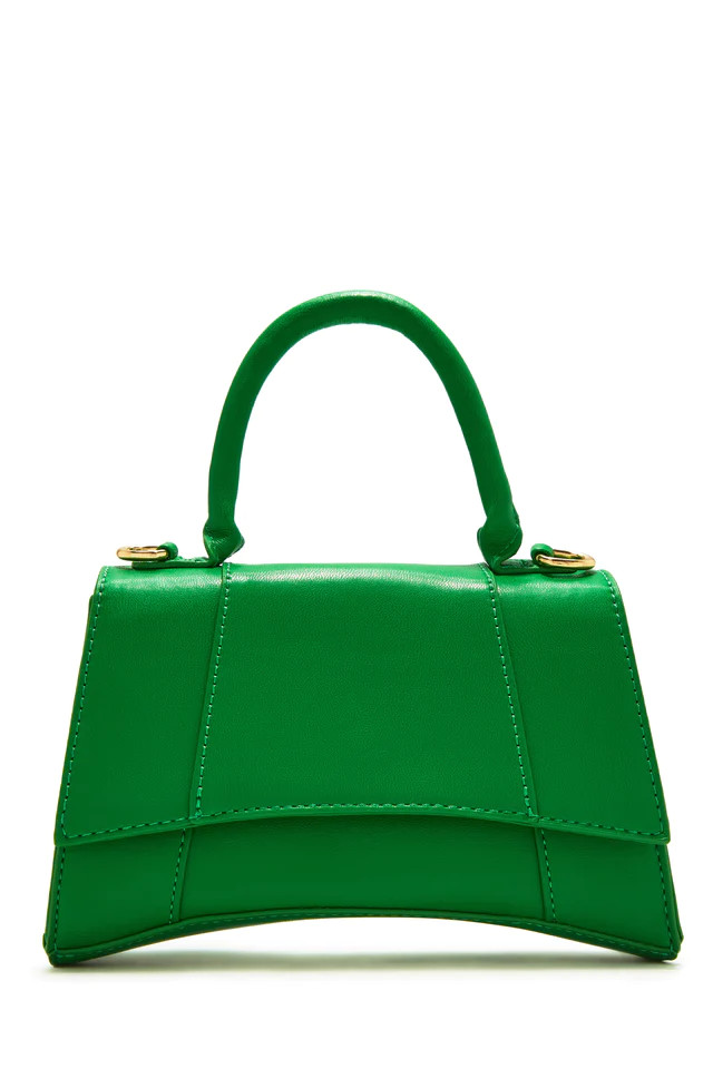 Miss Lola | Noreya Green Top Handle Crossbody Bag | MISS LOLA