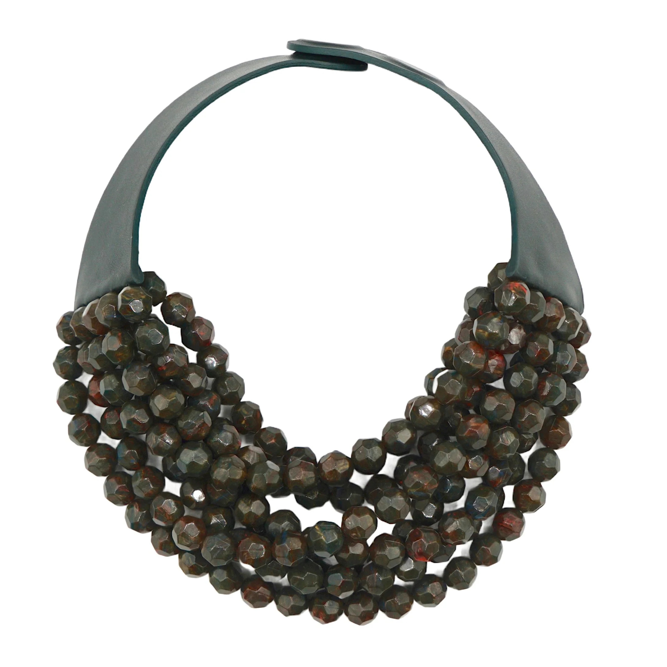 Bella Marble Rainforest Green Necklace | Fairchild Baldwin