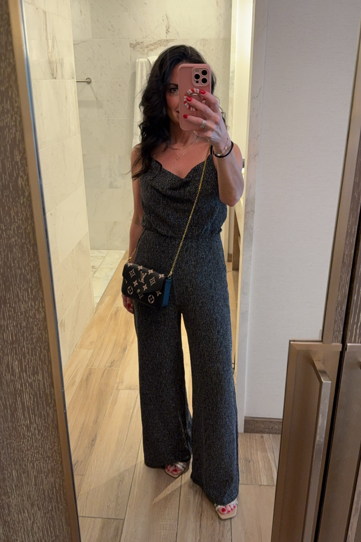 Cutest and comfy jumpsuit. Wearing size medium. Perfect for holiday party, new years eve, date night, wedding guest, girls night out, vegas GNO! 

Code ‘POSTIE20’ works all the time!!


#LTKHoliday #LTKSaleAlert #LTKParties