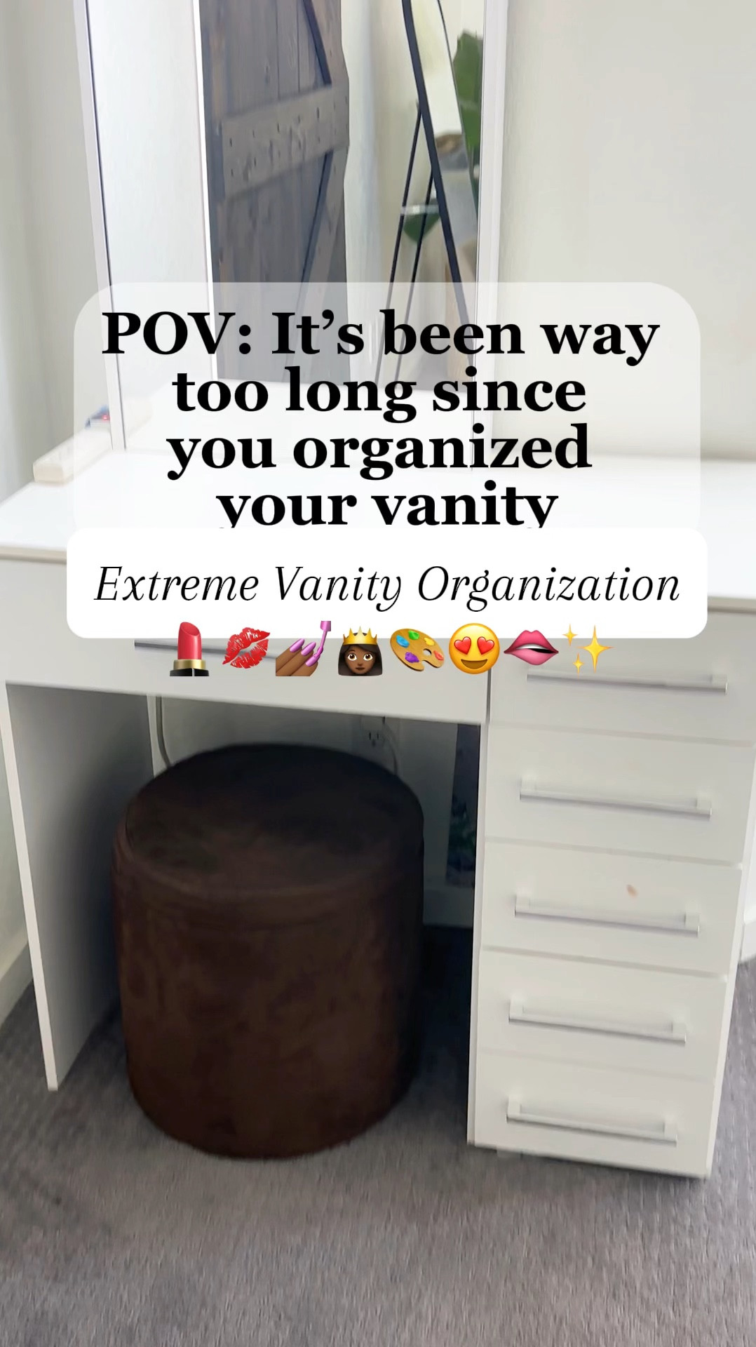 Vanity Organization Ideas