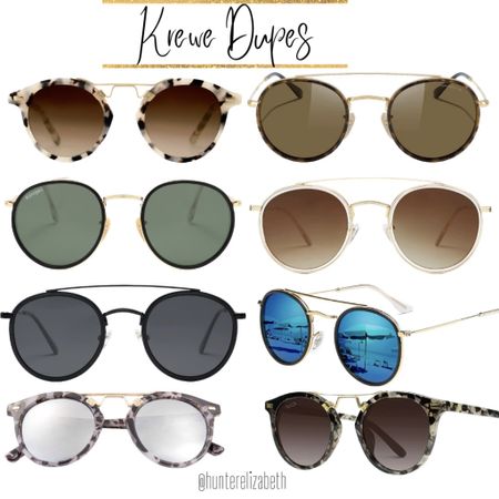 Krewe Sunglasses dupes from Amazon!! 


#krewe #sunglasses #amazonsunglasses 

#LTKunder50 #LTKsalealert