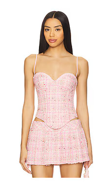 GUIZIO Genevieve Bustier in Pink from Revolve.com | Revolve Clothing (Global)