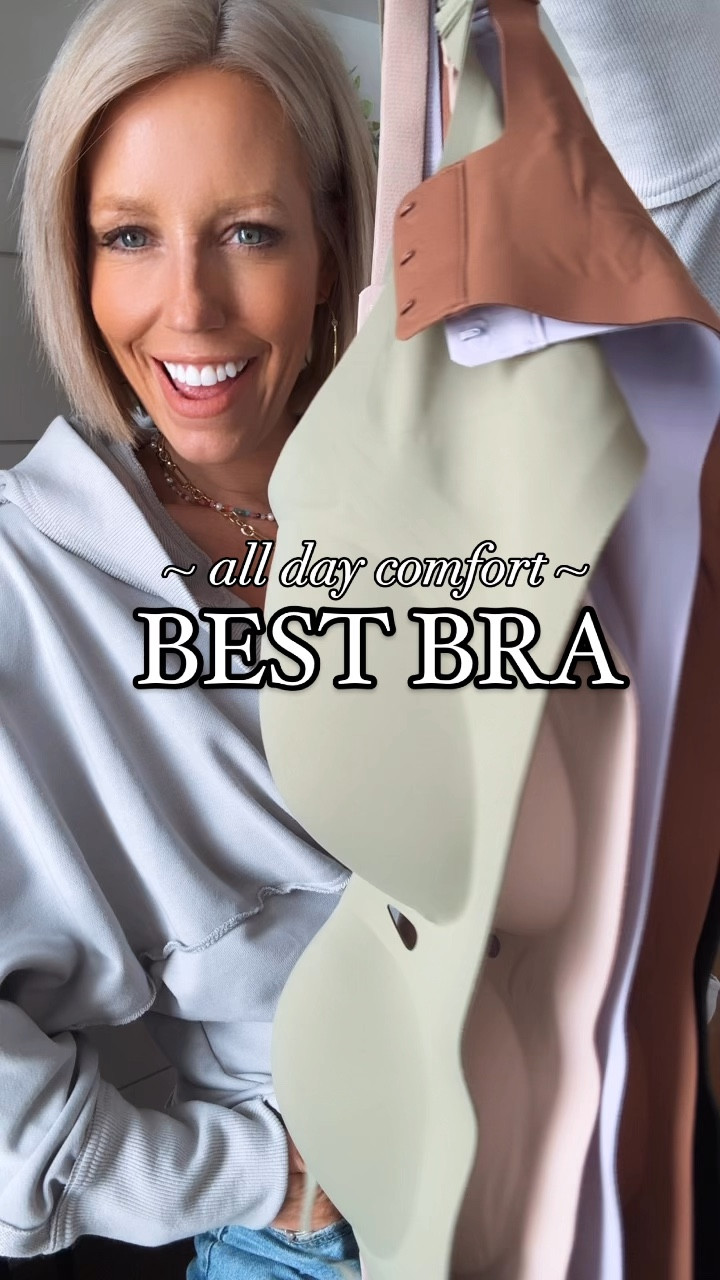 Have you tried this bra yet?! If not, what are you waiting for?!?! So supportive but so comfy, I forget I’m even wearing one!!!! 
⬇️⬇️⬇️
Bra fits TTS
Cardigan size medium 
Jeans size 6 short 

#LTKSaleAlert #LTKWatchNow #LTKStyleTip