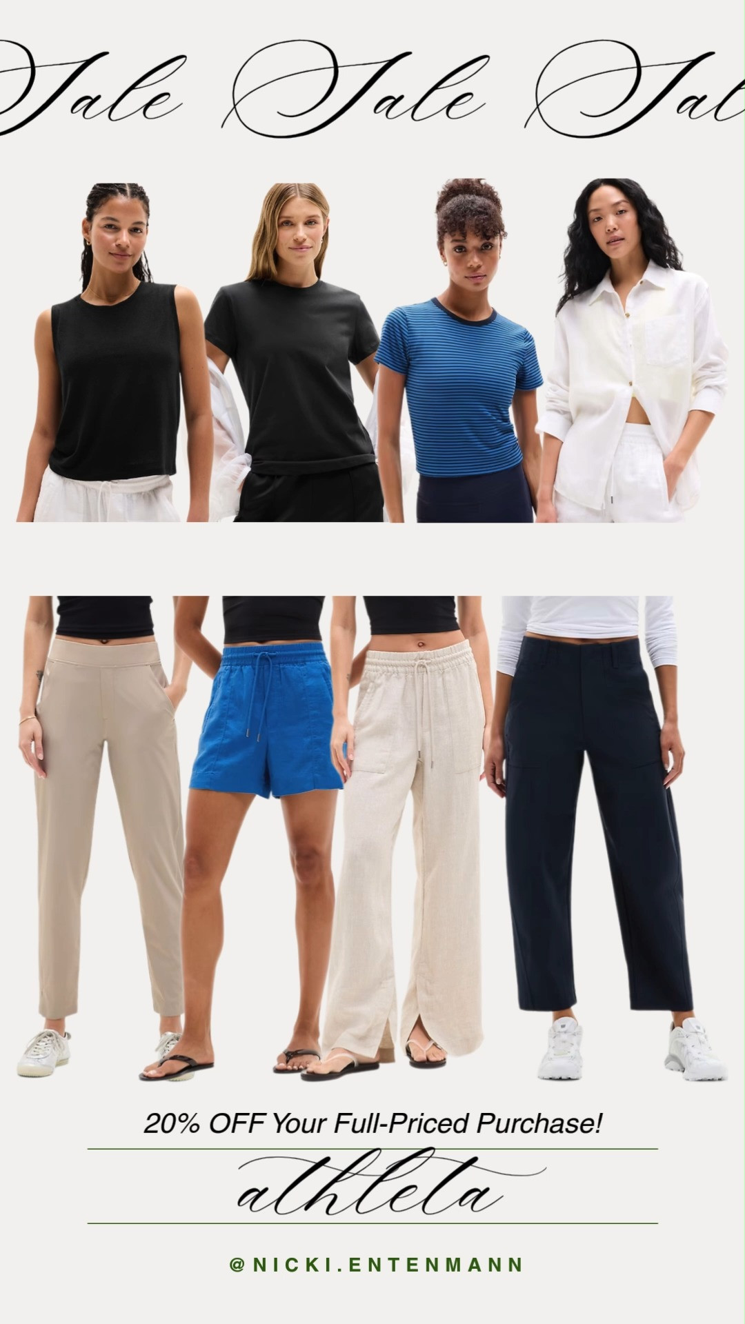 Get your favorites for less with 20% off full-priced items at Athleta. From lightweight linen to high-performance essentials, these pieces are perfect for staying cool and moving comfortably.

#athleta #athletastyle #activewear #athleisure #workoutootd #summerstyle #fitnessfashion #salealert #everydayoutfit #capsulewardrobe 

 #LTKootd #LTKActive #LTKSaleAlert
