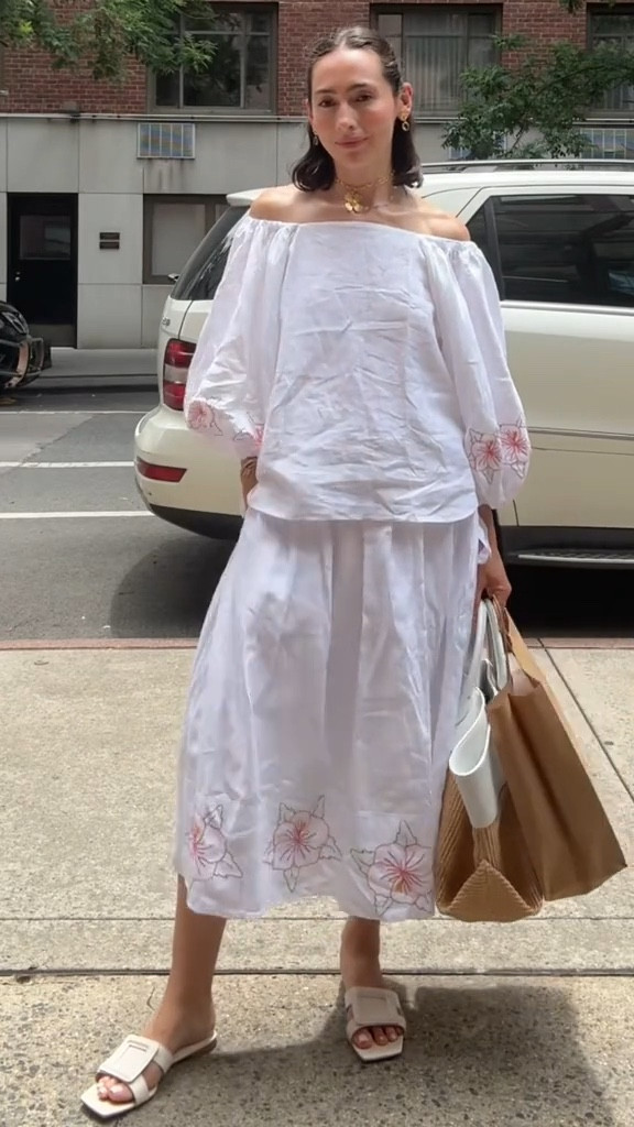 Easy breezy linen on a hot day